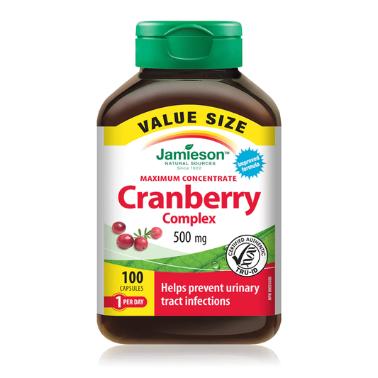 Jamieson - Cranberry Complex 500 MG | 100 Capsules