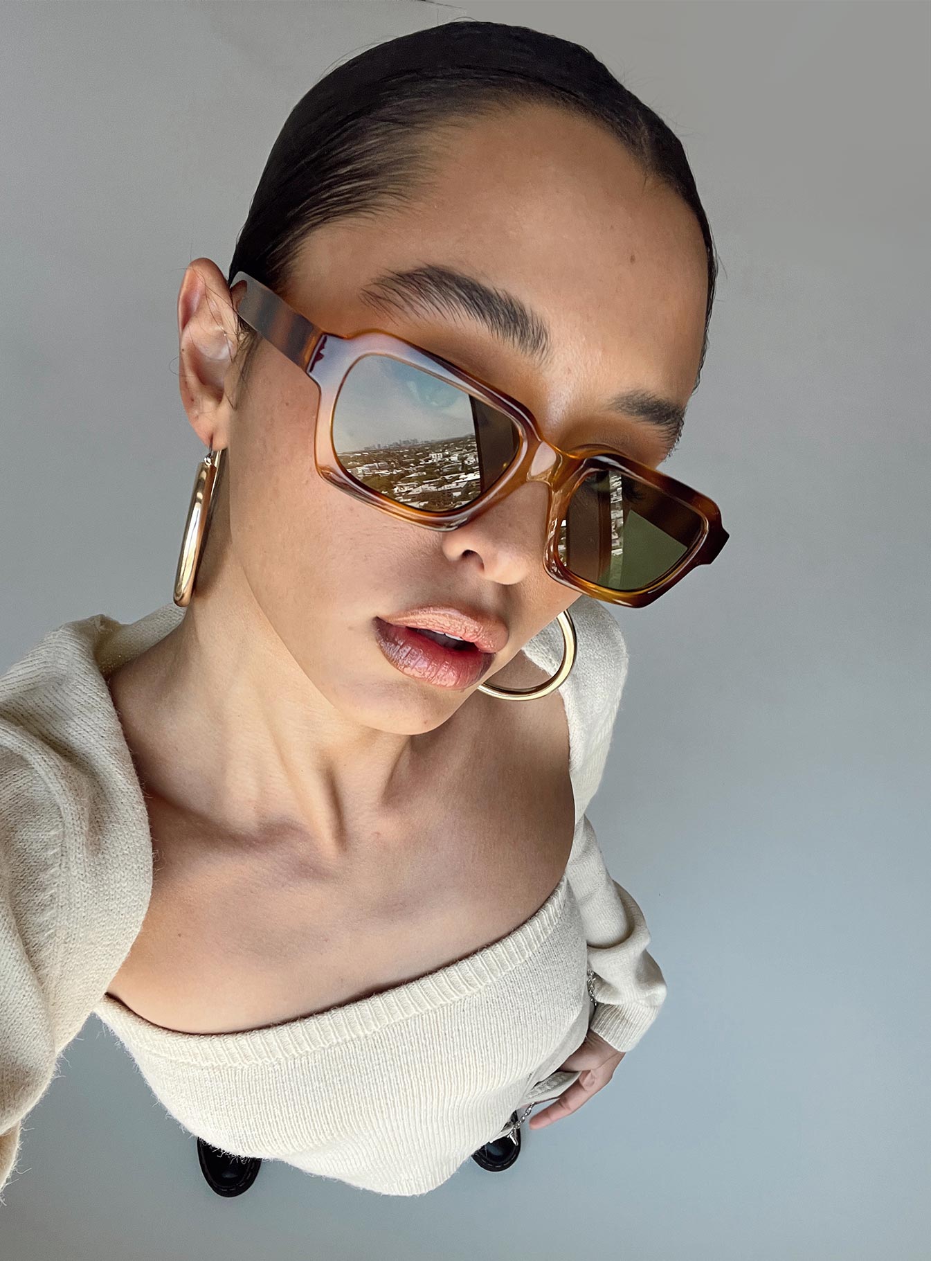 Watkins Sunglasses Orange Tort