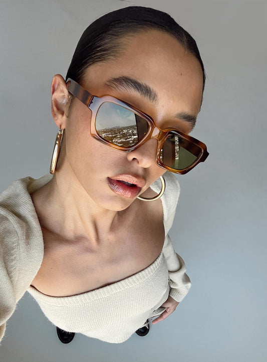 Watkins Sunglasses Orange Tort