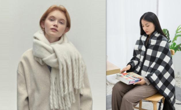 All-match Soft Glutinous Idle Style Thermal Long Scarf - amazitshop