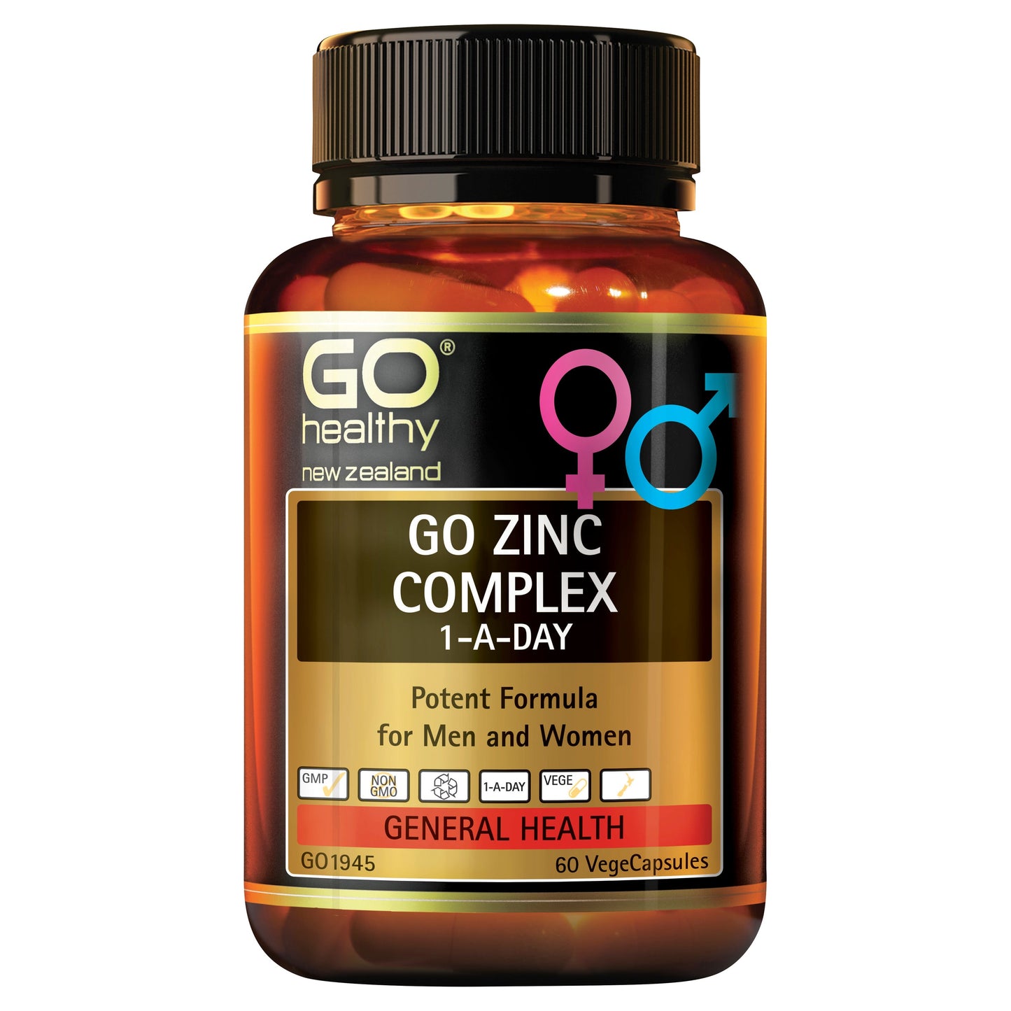 GO Healthy GO Zinc Complex 60 Capsules