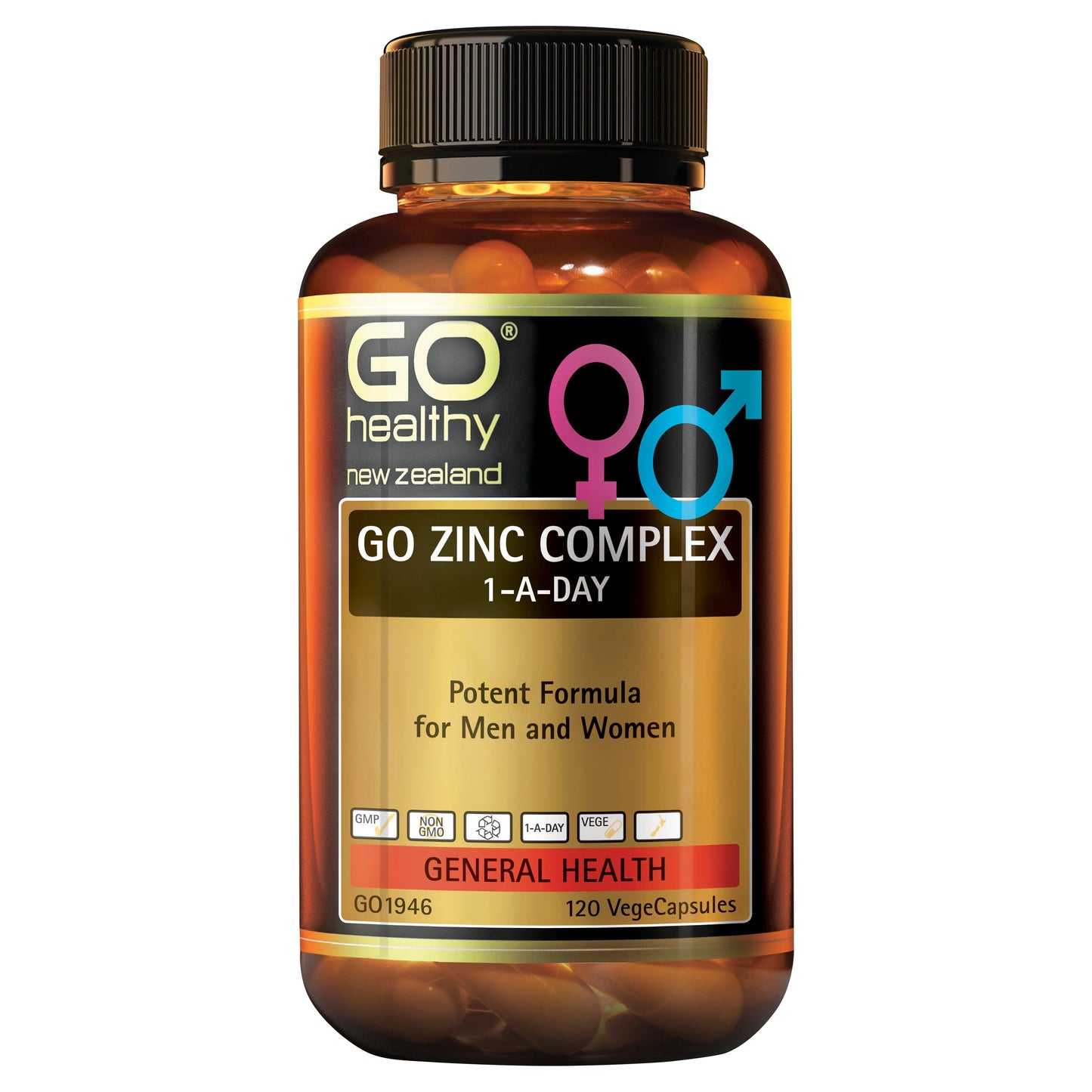 GO Healthy GO Zinc Complex 120 Capsules