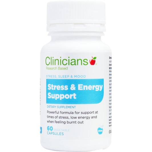Clinicians Stress & Energy Supp Vcaps 60
