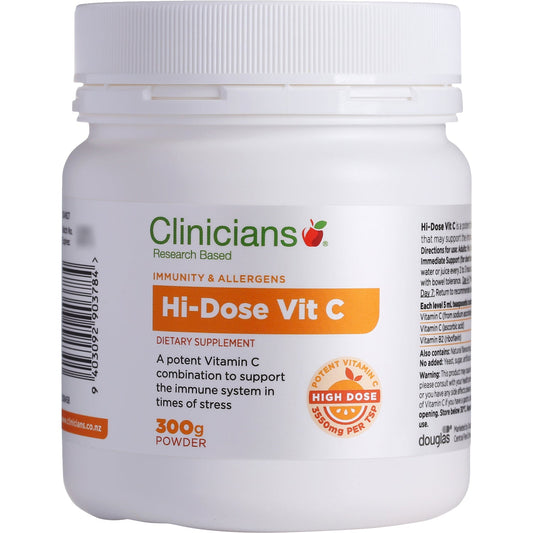 Clinicians Hi-Dose Vit C Pwd 300g