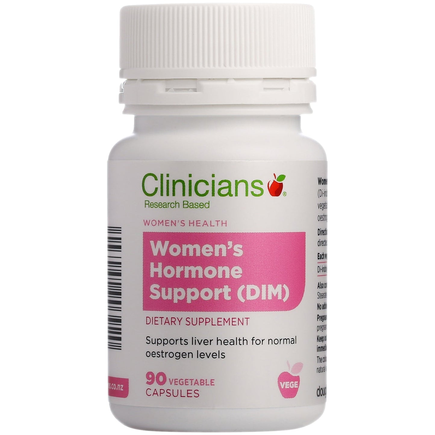 Clinicians Womens Hormone Supp (DIM) V Caps 90