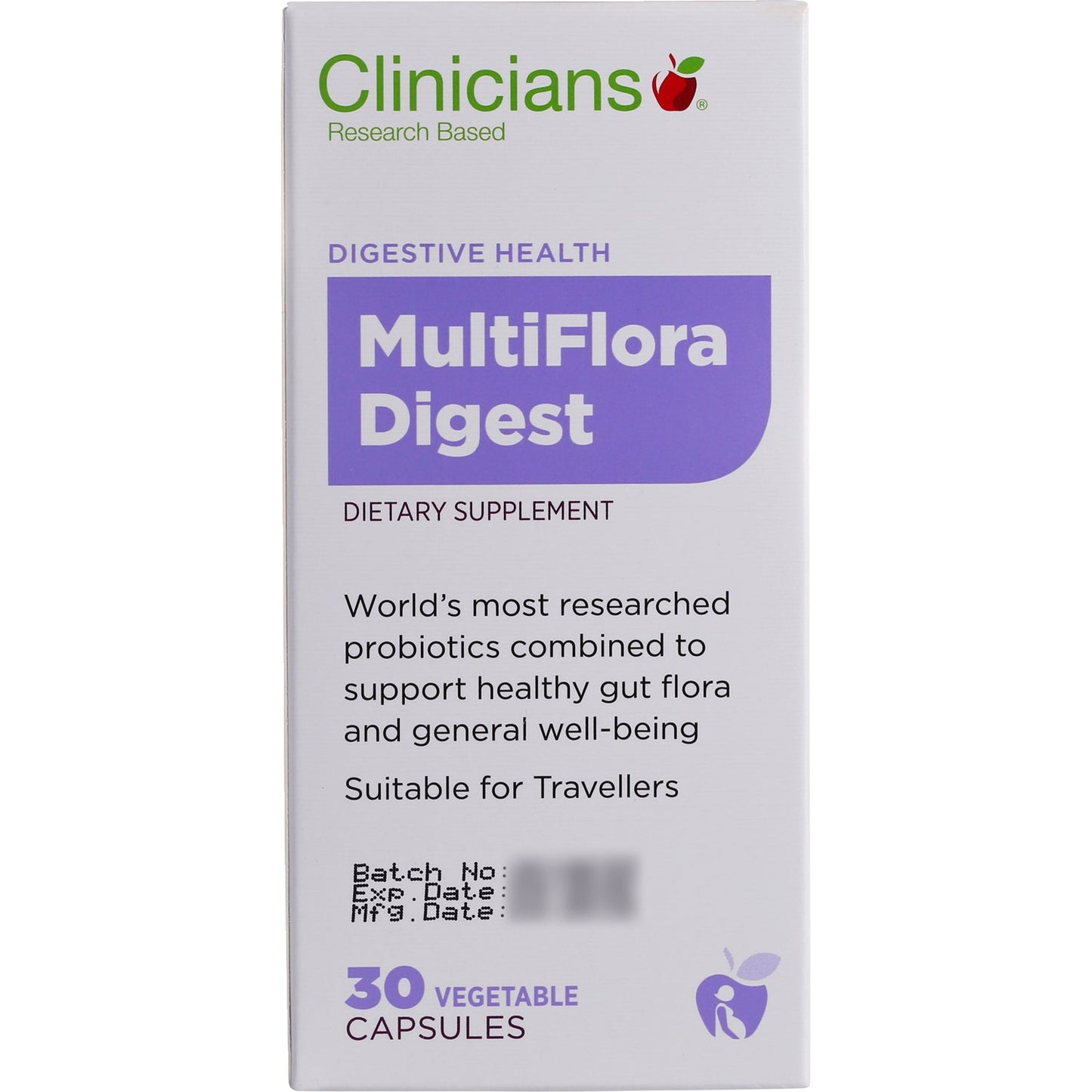 Clinicians Multiflora Digest V Caps 30