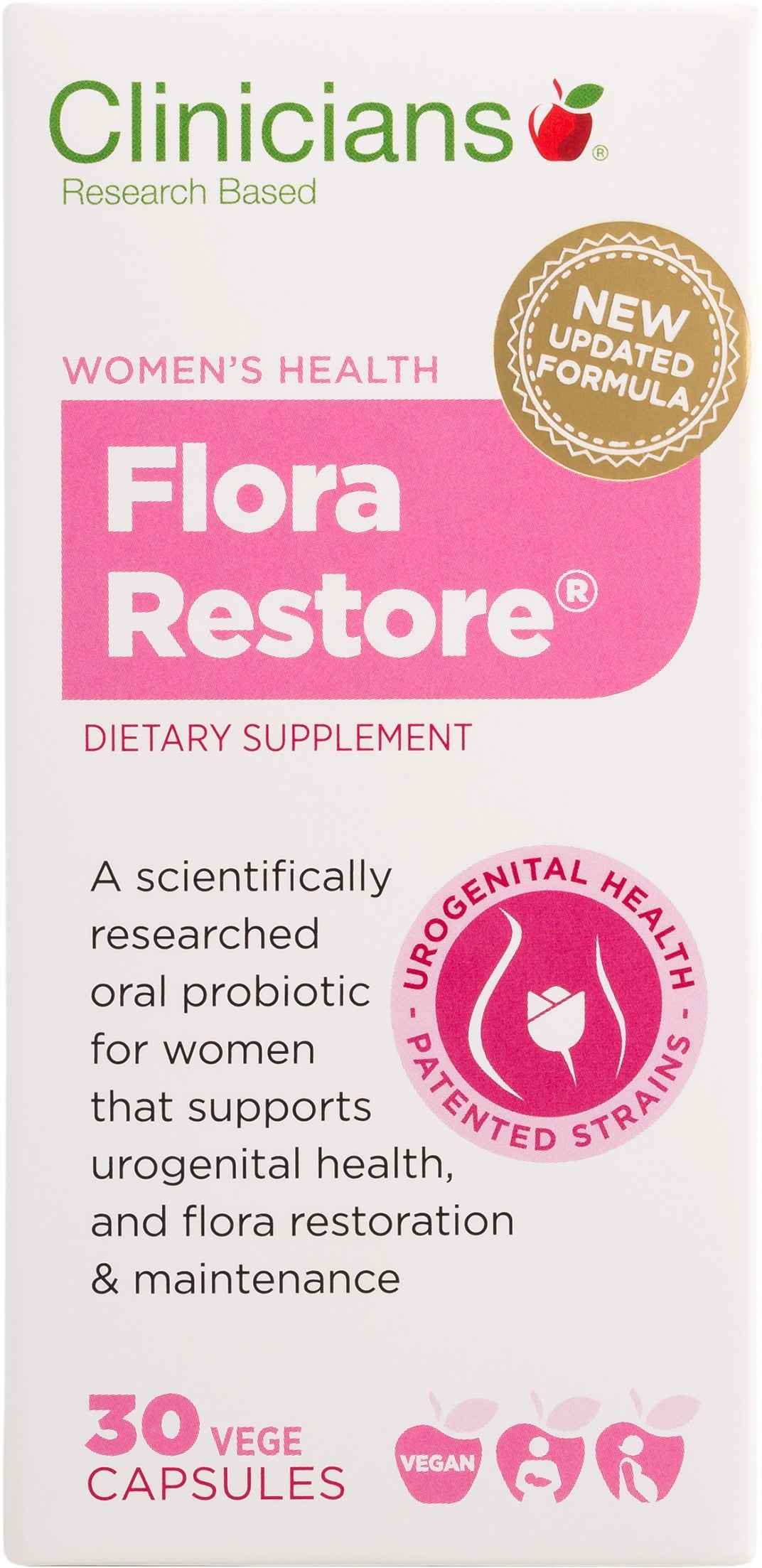 Clinicians Flora Restore Vcap 30