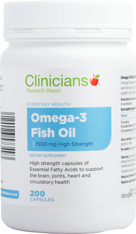 Clinicians Omega-3 1500mg Caps 200