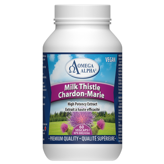 Omega Alpha - Milk Thistle High Potency Extract | 60 Caps