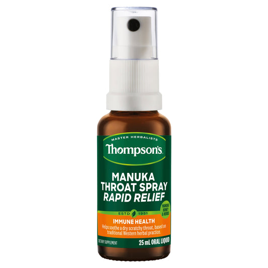 Thompson's Manuka Throat Spray Rapid Relief 25mL