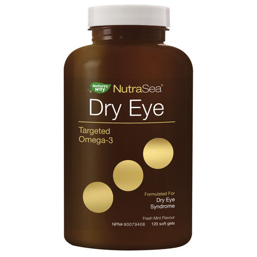 NutraSea - Dry Eye with Targeted Omega-3 - Fresh Mint Flavour | 120 Soft gels