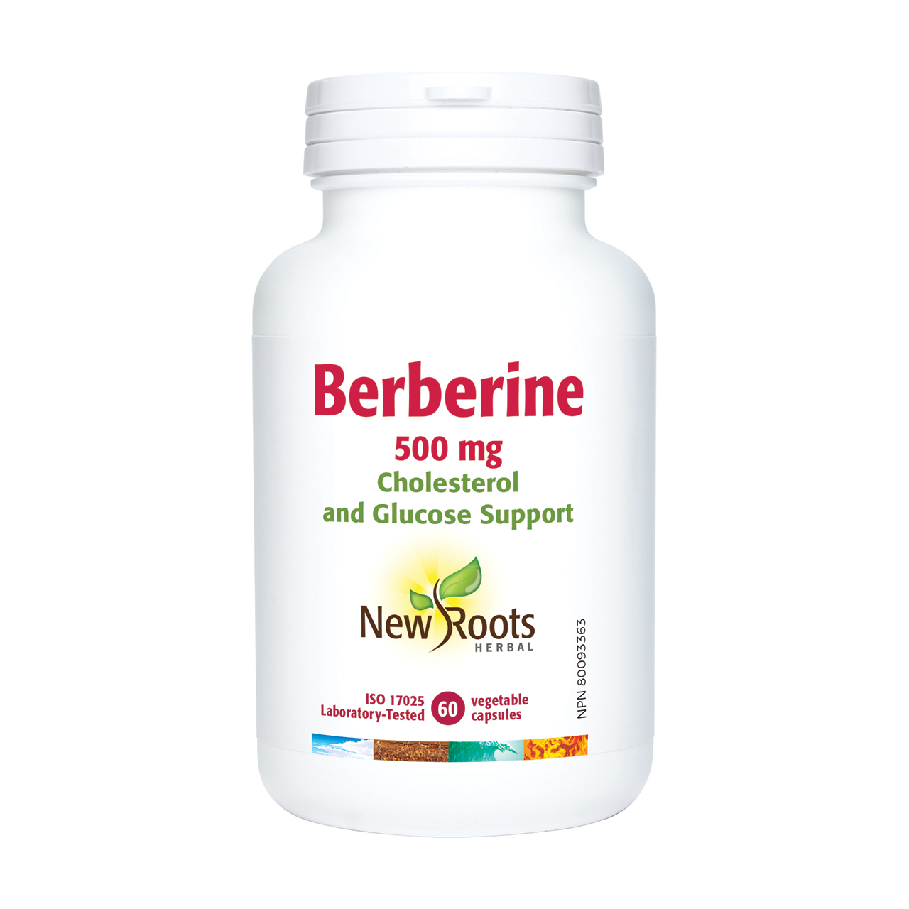 New Roots - Berberine 500MG | 60 Vegetable Capsules