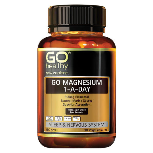 GO Healthy GO Magnesium 1-A-Day 30 Caps