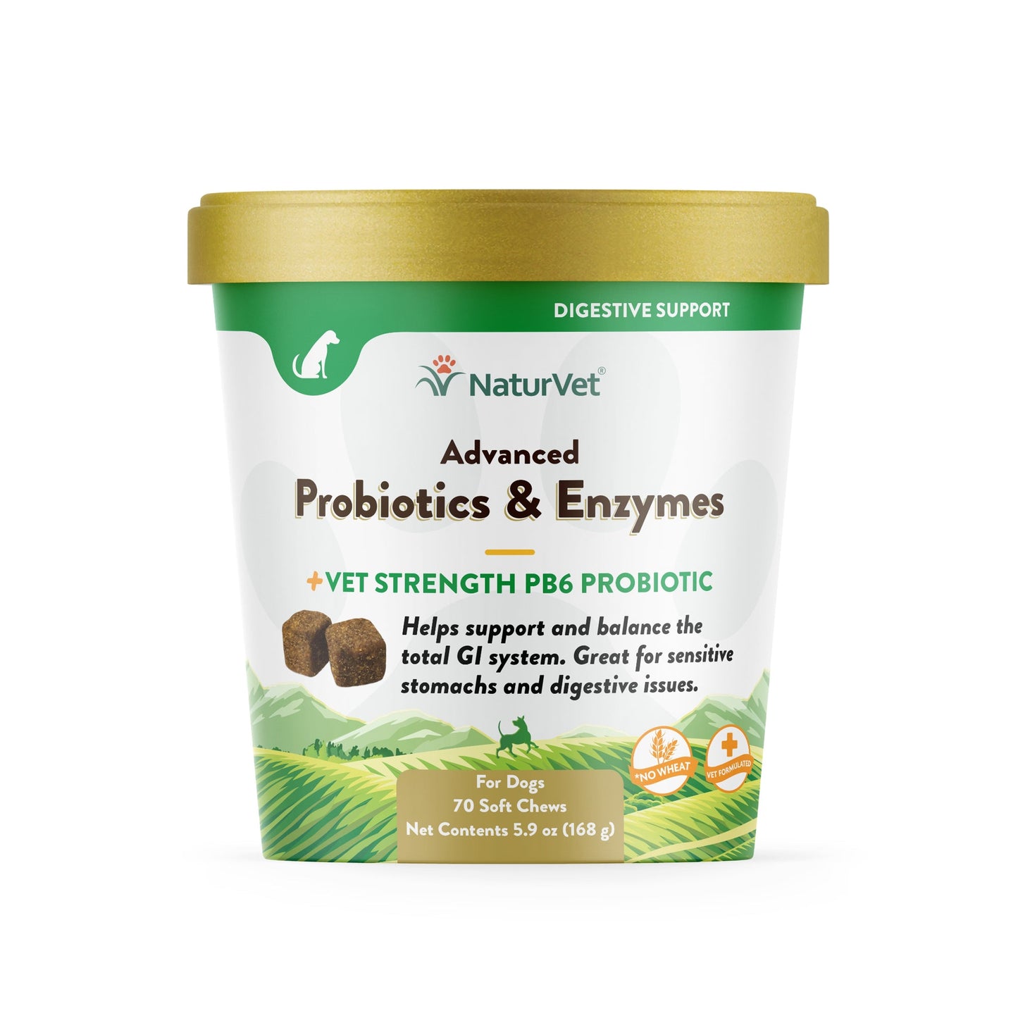 NaturVet Advanced Probiotic & Enzyme Soft Chew