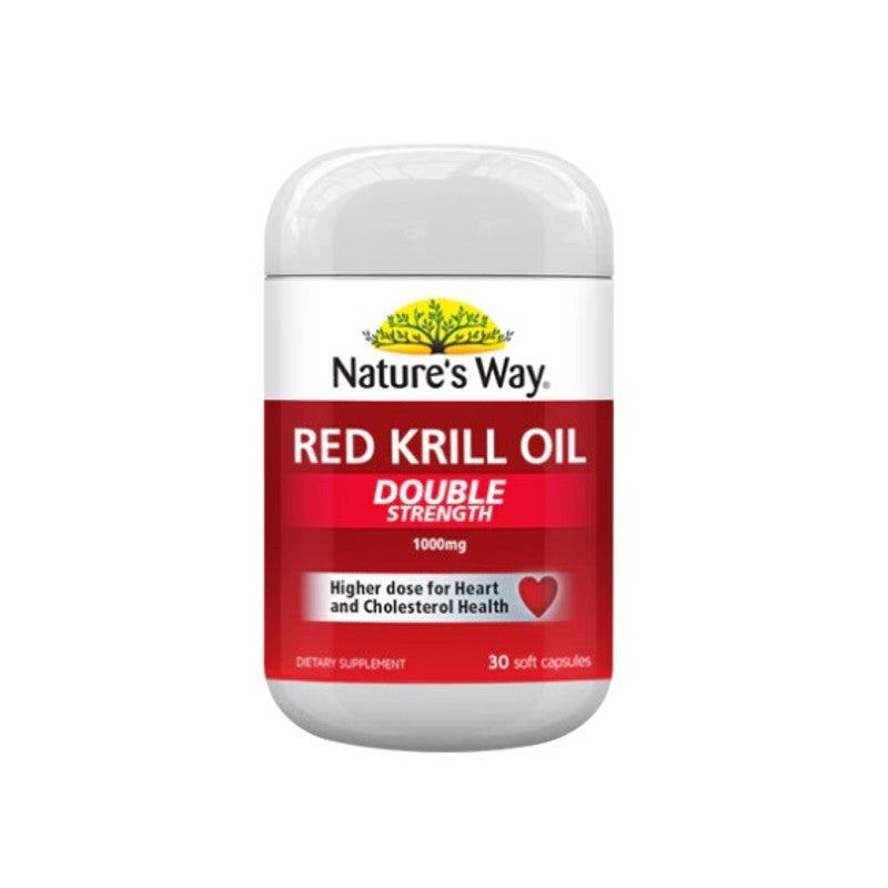 Nature's Way Red Krill Oil 1000mg 30 Capsules