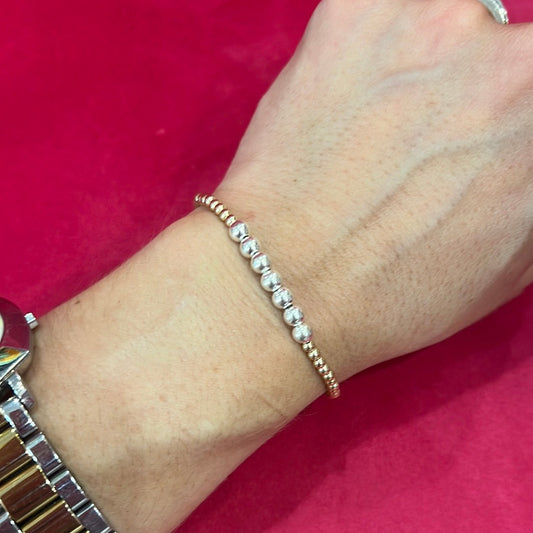 Lucky Mixed Metal Bracelet