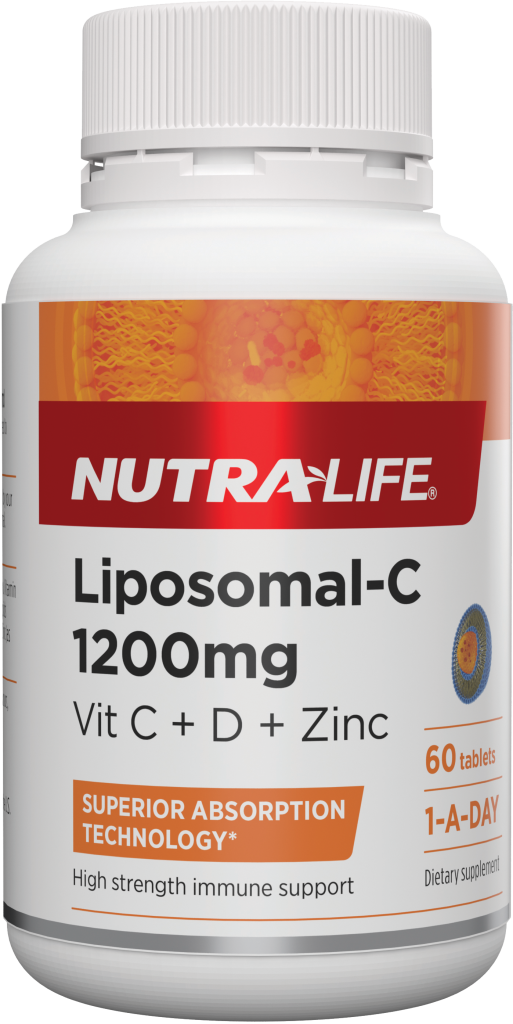 Nutra Life Liposomal-C 1200 C+Zinc+D 60tabs