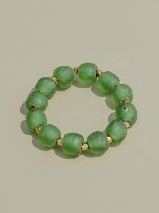 Unity Recycled Glass Beaded Bracelet