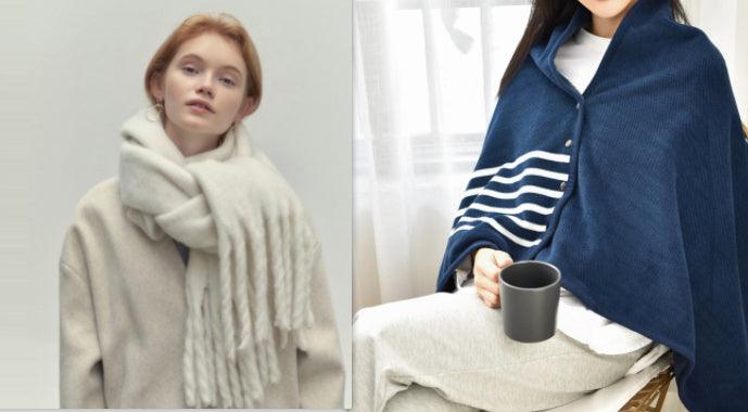 All-match Soft Glutinous Idle Style Thermal Long Scarf - amazitshop