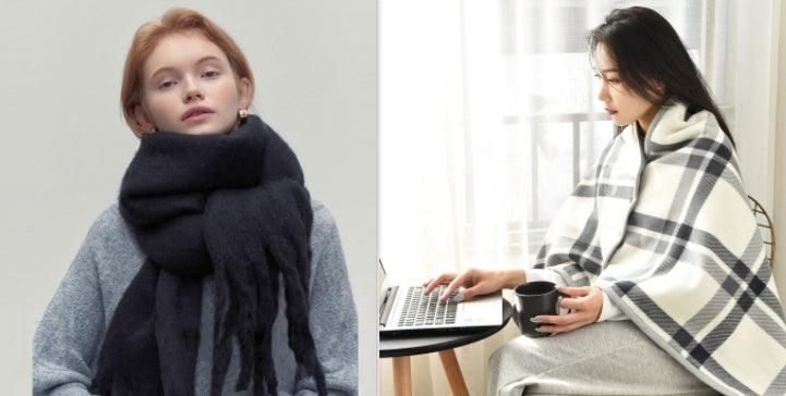All-match Soft Glutinous Idle Style Thermal Long Scarf - amazitshop