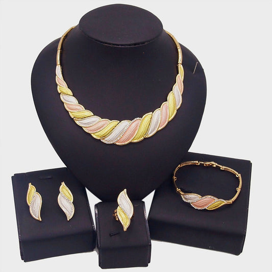 Color Swirl Brazilian Jewelry Set