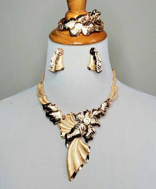 Floral Design Brazilian Jewelry Set