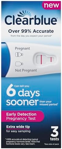 Clearblue Early Detection Pregnancy Test, 3 Ct