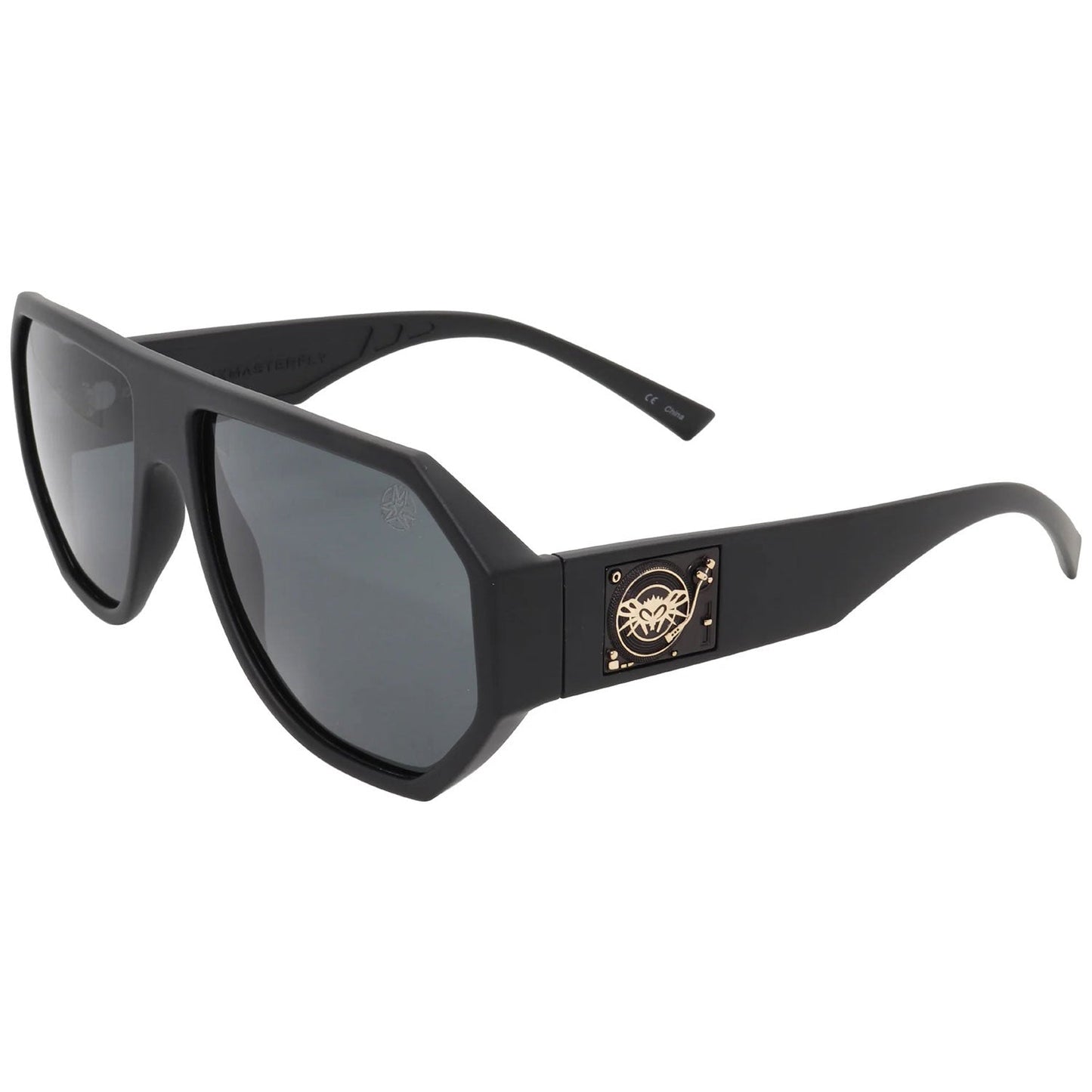 Mix Master Fly Black Flys Collab Matte Black w/ Smoke Lens Sunglasses