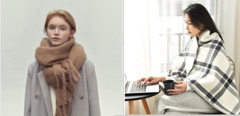 All-match Soft Glutinous Idle Style Thermal Long Scarf - amazitshop