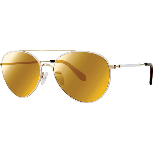 Isabelle Sunglasses in Gold Metallic With Gold Lenses by Lilly Pulitzer
