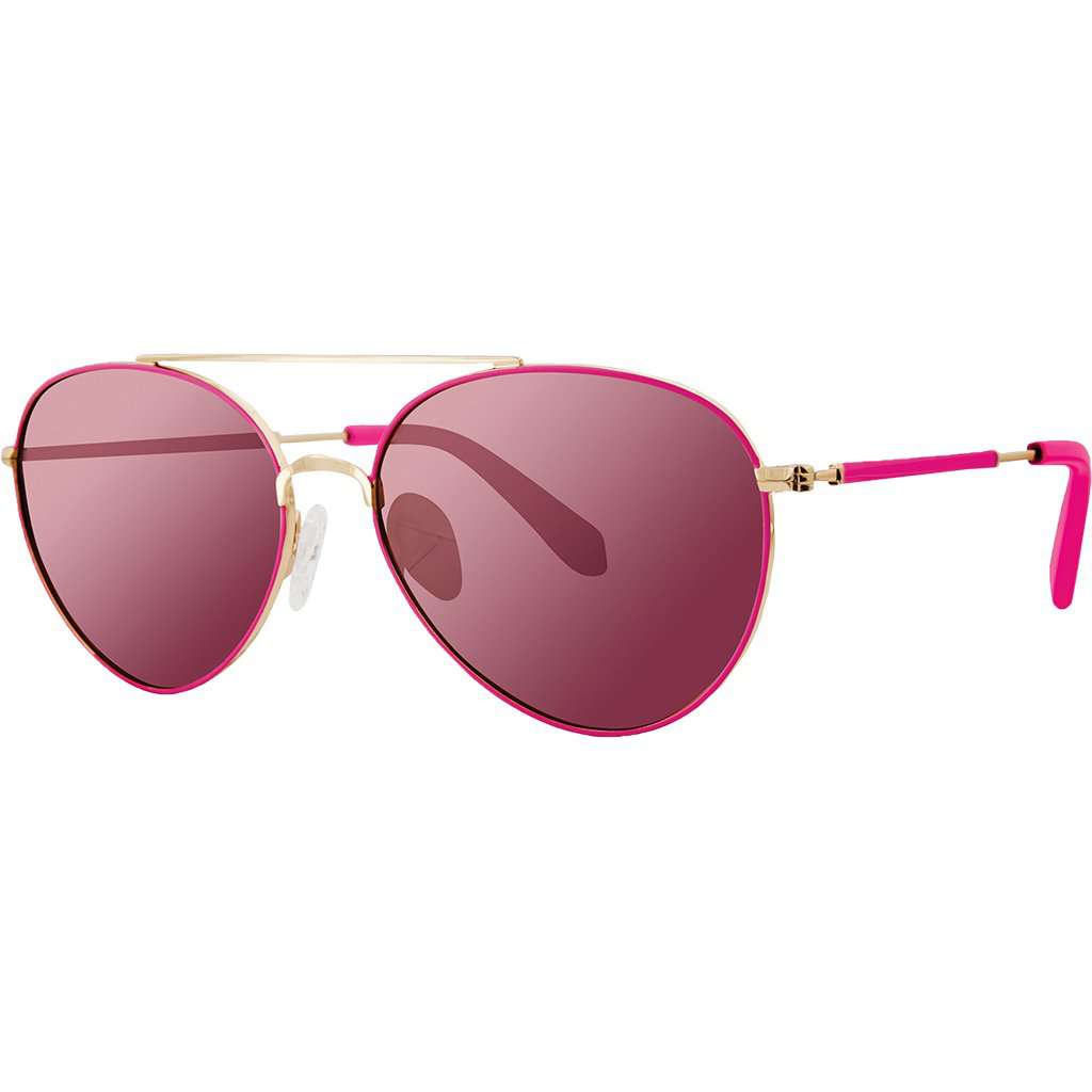Isabelle Sunglasses in Raz Berry With Pink Lenses by Lilly Pulitzer
