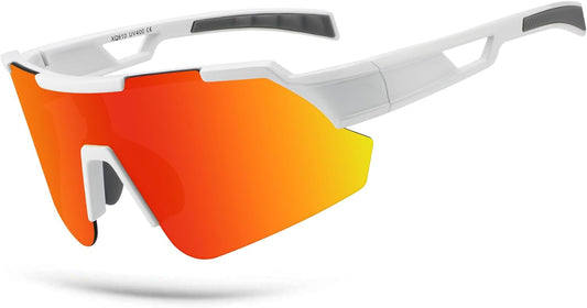 Cycling Sunglasses Baseball Glasses for Men Women Sports Sunglasses for Outdoor Sports Fishing Golf Hiking Volleyball