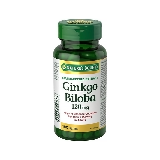 Nature's Bounty - Ginkgo Biloba 120 MG | 180 Capsules