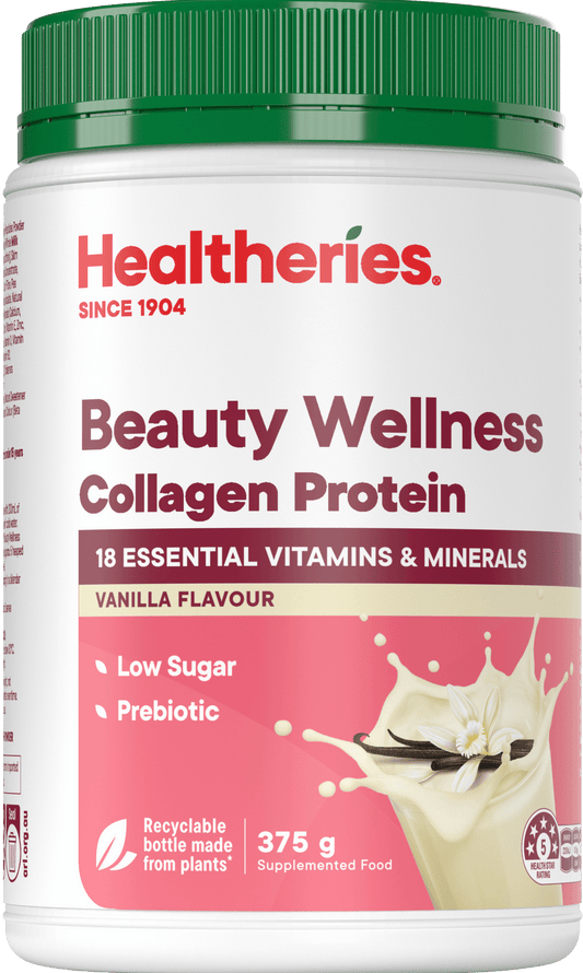 Healtheries Beauty Wellness Powder Vanilla 375g