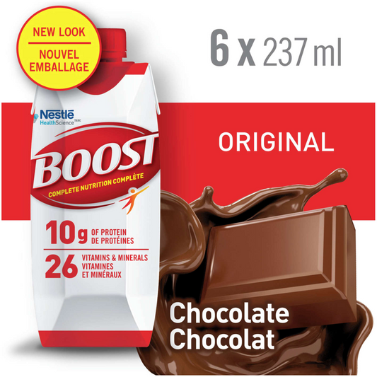 Boost Original Chocolate Meal Replacement Drink Delicious Healthy 6x 237ml NEW