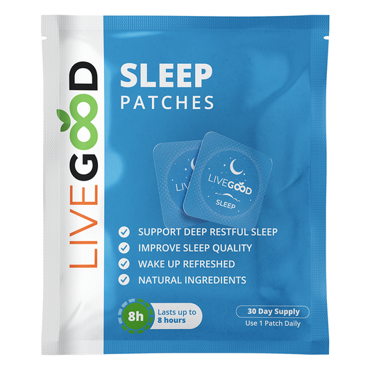 LiveGood Sleep Patches Unique Blend Natural Skin Restful Quality 30 Patches NEW