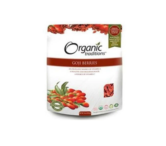 Organic Traditions Goji Berries Herbal Family Botanicals Culinary 454g NEW