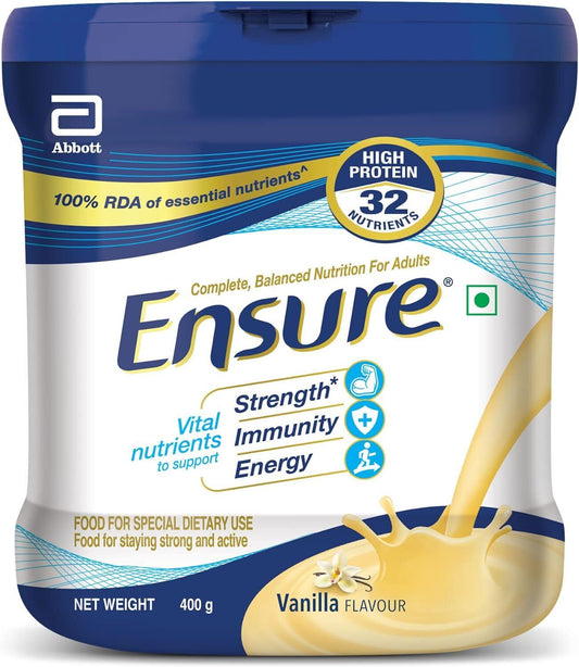 En sure Balanced Adult Nutrition Health Drink Meal Replacement Vanilla 400g NEW