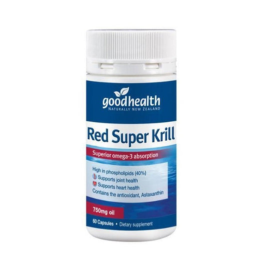 Good Health Red Super Krill 750mg 60 Capsules