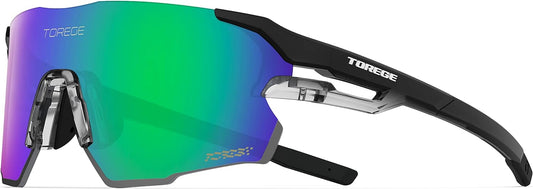 TOREGE Z87 Sports Sunglasses for Men and Women-UV Protection, Ideal for Cycling, Fishing, Baseball, Running, Golf Iceman