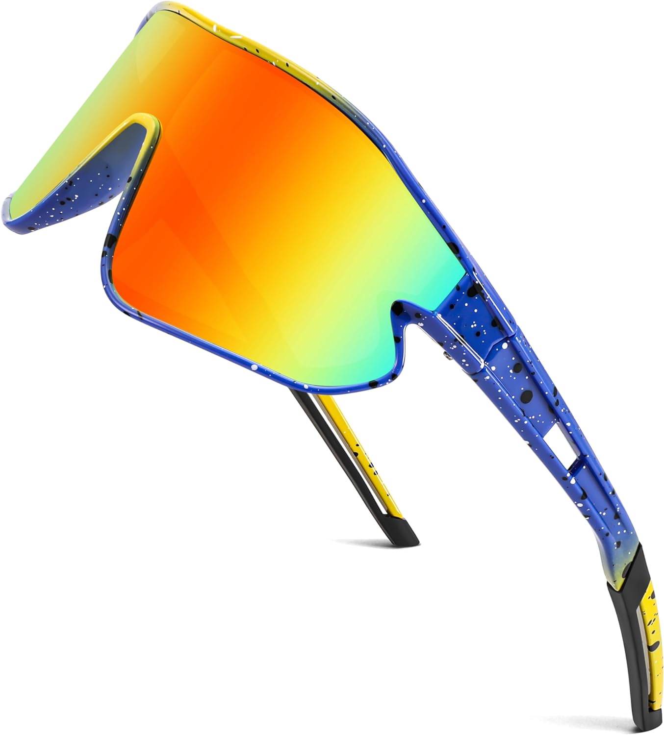 FEISEDY Unisex Youth Sunglasses, Teens Baseball Tennis Sunglasses, UV400 Sports Boys Girls Cycling Shades B4064