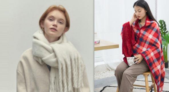 All-match Soft Glutinous Idle Style Thermal Long Scarf - amazitshop