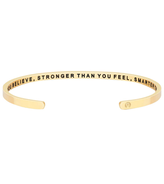 Mantraband Braver Than You Believe, Stronger Than You Feel, Smarter Than You Think Within Bracelet