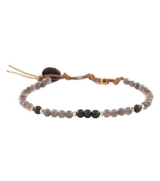 Lotus and Luna Strength + Healing Bracelet