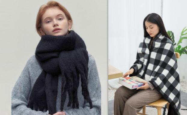 All-match Soft Glutinous Idle Style Thermal Long Scarf - amazitshop