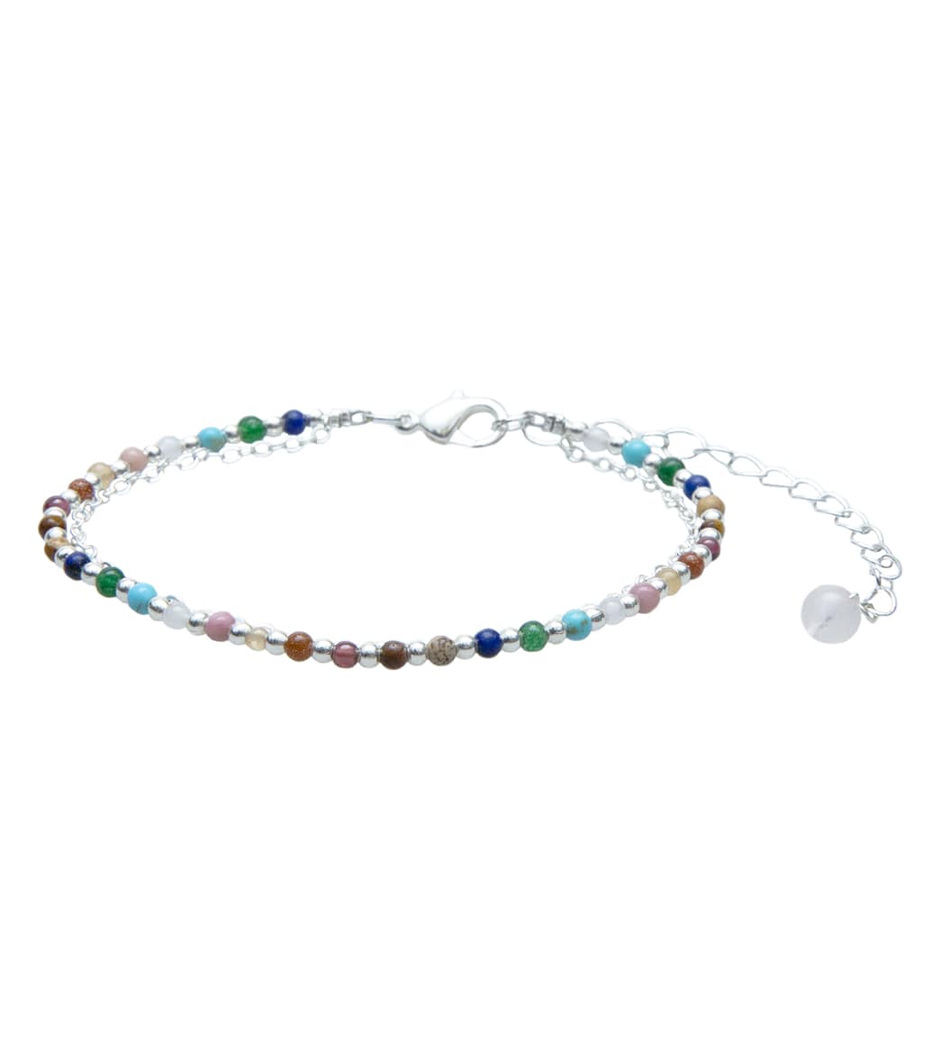 Lotus and Luna Master Healer Silver Healing Layered Bracelet