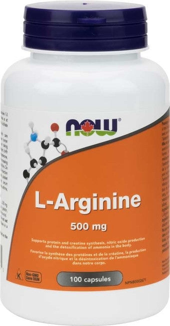 NOW L-Arginine 500mg | 100 Caps