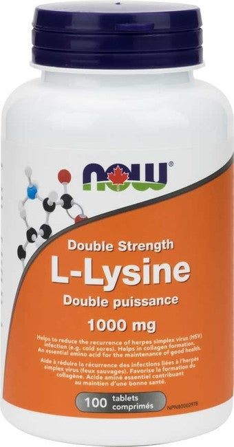 NOW L-Lysine 1000mg | 100 Caps