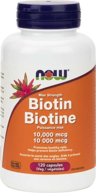 NOW Biotin 10000mg | 120 Caps
