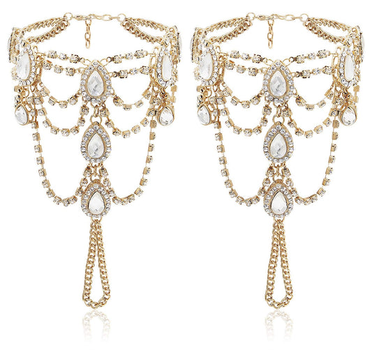 Barefoot Sandals Foot Chain - Golden